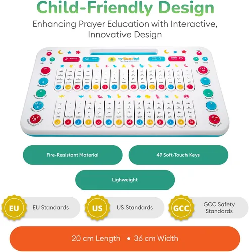 Miniatura 5 de My Salah Mat My Quran Pad Almohadilla interactiva de aprendizaje árabe para niños