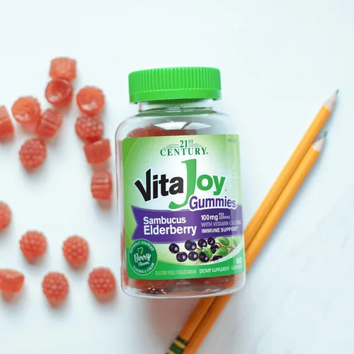 Miniatura 7 de 21st Century VitaJoy Sambucus Gomitas de saúco, bayas, 60