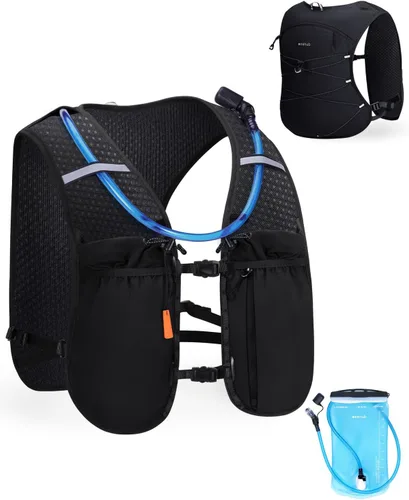 ECOHUB Mochila de hidratación para correr, mochila ligera de hidratación para senderismo, ciclismo, maratón, mochila para mujeres y hombres (no
