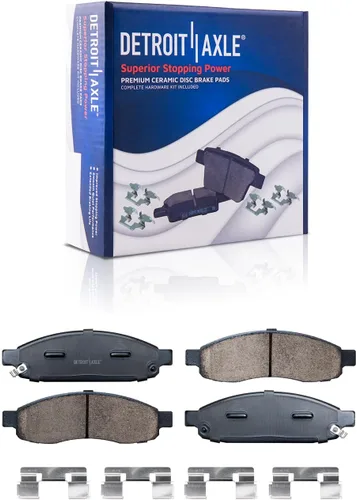 Miniatura 25 de Detroit Axle - Pastillas de Freno Delantero para Nissan Altima Maxima Sentra 350Z Cube Juke Versa INFINITI G20 G35 I30 I35 Suzuki SX4, Pastillas