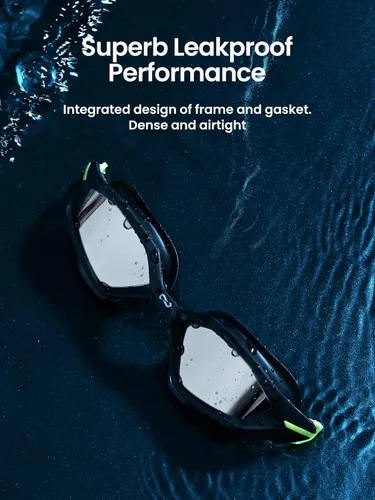 Miniatura 5 de COPOZZ Gafas de natación para hombre, gafas de natación antivaho sin fugas, protección UV para hombres adultos
