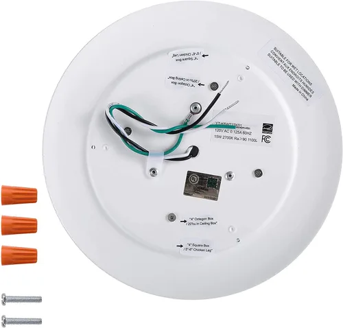 Miniatura 6 de Lámpara de techo de 7.5 pulgadas, luces LED para dormitorio I de 16.5 W (equivalente a 120 W), 120 V, 2700 K, luces de porche I de ubicación húmeda