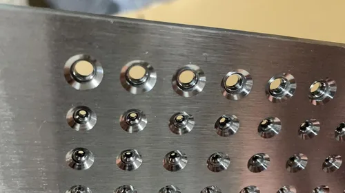 Miniatura 8 de Placa redonda de acero de carburo para joyería para fabricación de alambre de joyería (0.010-0.161 in, 52 agujeros)