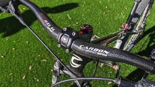 Miniatura 6 de Manillares de carbono, manillares de bicicleta de montaña, barras elevadoras 31.8mm 3K mate brillante 680mm 700mm 720mm 740mm 760mm manillares MTB