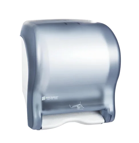 San Jamar T8000 Tear-N-Dry Essence - Dispensador de toallas, se adapta a rollos de 8 pulgadas de ancho, 11-3/4 pulgadas de ancho x 14-7/16 pulgadas