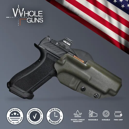 Miniatura 9 de OWB - Pala negra de desmontaje rápido - Funda KYDEX - Cintura exterior - Retención Posi-Click - 100% fabricada en EE. UU