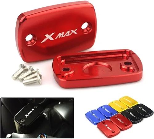 Miniatura 3 de Tapa protectora CNC aluminio motocicleta freno maestro cilindro tanque taza aceite taza accesorios modificados para Yamaha XMAX 250 300