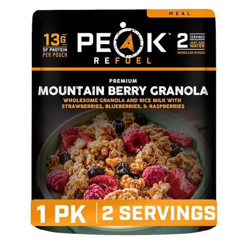 Miniatura 26 de Peak Refuel Comida seca congelada para mochileros y camping Sabor increíble Alta proteína Preparación rápida Peso ligero