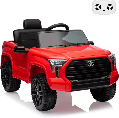 Miniatura 8 de Camión de Juguete, Toyota Tundra con Licencia de 12V Camión de Juguete con Control Remoto, Auto Eléctrico a Batería con Ruedas Resistentes al