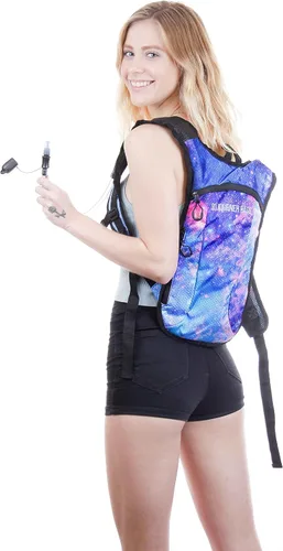 Miniatura 3 de Sojourner Rave Paquete de Hidratación - Mochila de Hidratación - Paquete de Hidratación con Vejiga de 2L - Mochila de Agua para Festivales