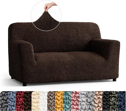 Miniatura 10 de Fundas elásticas de sofá prémium para sofá, funda para silla, lavable, apta para perros y mascotas, fundas elásticas de poliéster para sofá biplaza