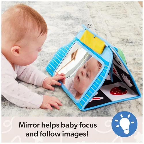 Miniatura 4 de Ms. Rachel Alfombra de Juego Plegable Oficial para Tiempo de Barriga con Espejo para Bebé y Juguetes Sensoriales para Juego Interactivo, Juguetes