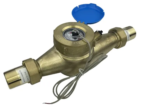 Miniatura 13 de DAE Medidor de agua caliente sin plomo MJ-75R NTEP, acoplamientos NPT de 3/4", salida de pulso, galón