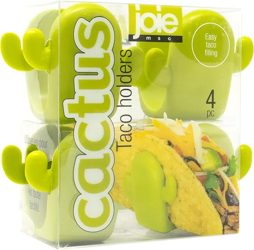 Joie Soportes para Tacos de Cactus, Soportes Resistentes Mantienen las Tortillas Duras Verticales, Protegen las Tortillas Crujientes de Romperse o