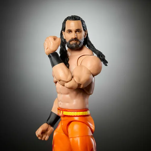 Miniatura 3 de Mattel WWE Ultimate Edition Fan Takeover Figura de Acción, Set Coleccionable de Seth Rollins con Accesorios Intercambiables como Cabezas Adicionales