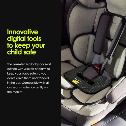 Miniatura 4 de Doona SensAlert - Alerta de asiento de coche para niños, compatible con asiento de automóvil y cochecito Doona