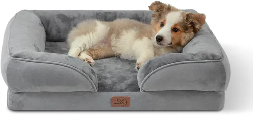 Miniatura 13 de Bedsure Cama ortopédica XL para perros extragrandes, cama lavable para perros y gatos, impermeable, cómodo sofá para perros con funda extraíble