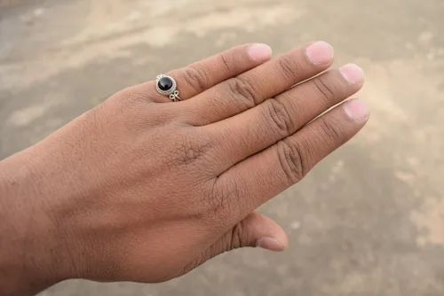 Miniatura 16 de Rose Quartz Stone Ring, Handmade 925 Sterling Silver Rings for Women Girls, Natural Gemstone Ring US size 12 Solitaire Ring, Pink Round Stone Ring