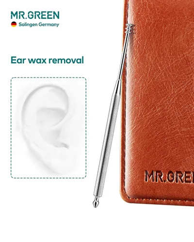 Miniatura 4 de Juego de manicura de 4 piezas, juegos de pedicura, cortaúñas de acero inoxidable profesional cortador de uñas con estuche de viaje