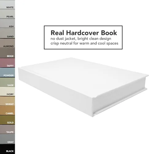 Miniatura 2 de CovoBook personalizado Elige texto personalizado, título, nombre, letras, letra Tapa dura real, interior en blanco, cuaderno de bocetos de arte