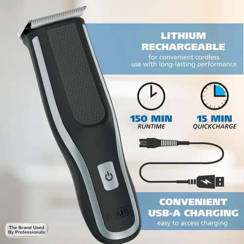 Miniatura 5 de Wahl Clipper Autocorte Pro de Iones de Litio, Cortapelo Inalámbrico, Kit de Autocorte de Pelo Fácil de Usar Diseñado para Cortes de Pelo DIY