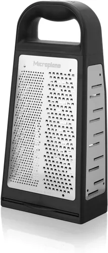 Miniatura 2 de Microplane Elite - Rallador de cinco cuchillas con base de taza medidora, cinco superficies de rejilla incluyendo cinta fina, gruesa, de doble cara