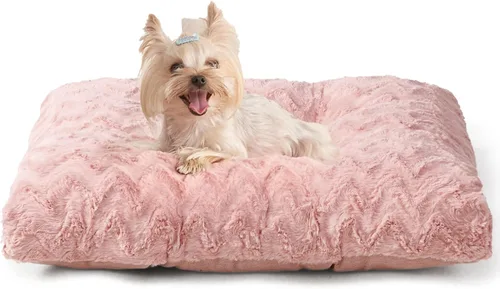 Miniatura 32 de EHEYCIGA Cama lavable para perros medianos para jaula de 29 x 21 pulgadas, almohadilla reversible para perreras para perros con un peso de hasta 35