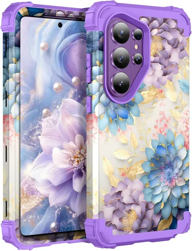 Miniatura 43 de Hocase Funda para Galaxy S20 FE 5G, Protección resistente a prueba de golpes, goma de silicona suave + parachoques de plástico duro, funda