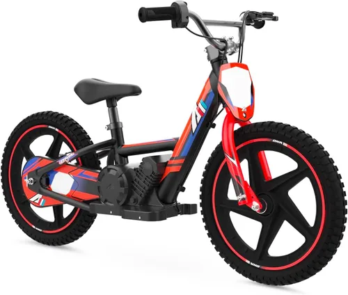 Bicicleta eléctrica ligera AIII para niños, motocicleta eléctrica de 170/340W hasta 10/12MPH, batería desmontable de 24V, bicicleta de equilibrio