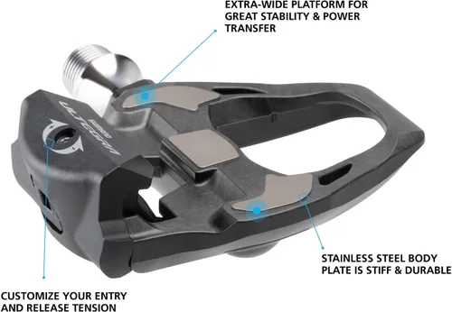 Miniatura 2 de SHIMANO PD-R8000 E1/ SPD-SL Rennrad-Pedal