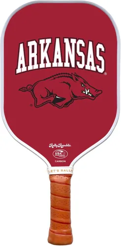 Miniatura 72 de Raqueta de pickleball colegial oficialmente licenciada - Raqueta aprobada por la Asociación de Pickleball de EE. UU. - Núcleo de nido de abeja Texas