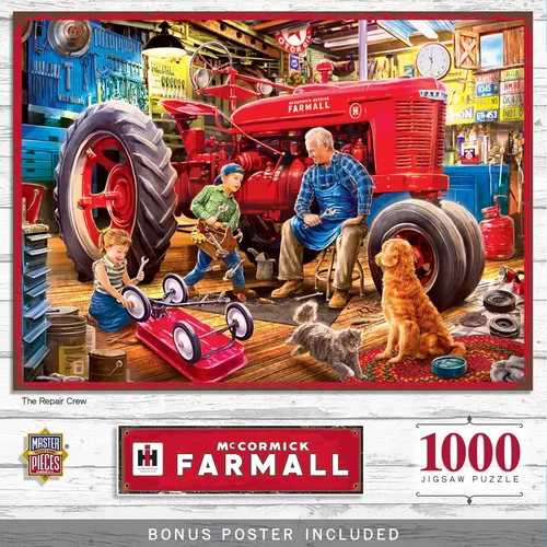 Miniatura 3 de MasterPieces Farmall Case Ih - un rompecabezas clásico americano de 1000 piezas