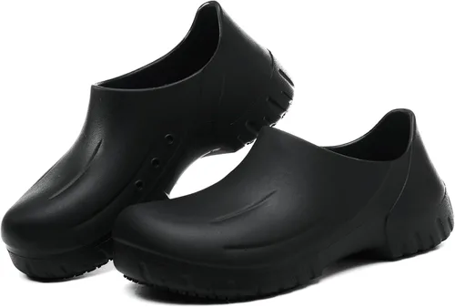 Miniatura 5 de Zapatos de chef antideslizantes para hombres y mujeres, impermeables, resistentes al aceite, cómodos zuecos antideslizantes para enfermería, cocina