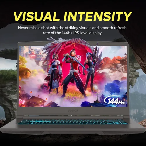 Miniatura 4 de msi Portátil para juegos Thin 15 FHD 144Hz de 15.6 pulgadas, Intel i5-13420H, NVIDIA GeForce RTX 4050, 16 GB DDR4 RAM, 512 GB PCIe SSD, teclado