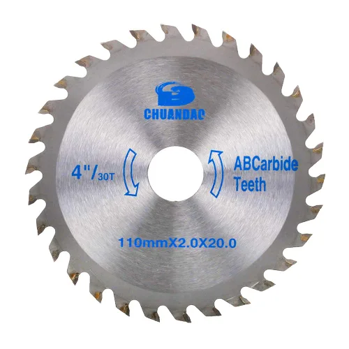 Miniatura 8 de Hoja de sierra circular con punta de carburo de 10 pulgadas y 40 dientes para cortar madera dura y blanda con eje de 1 pulgada