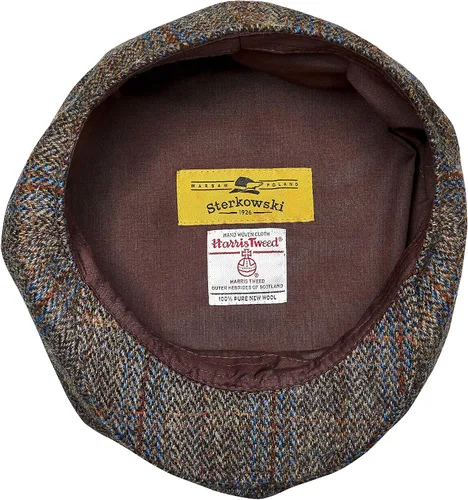 Miniatura 4 de Sterkowski Gorra Peaky Paperboy Gorra de tweed de Harris para hombre Sombrero clásico elegante de 8 paneles