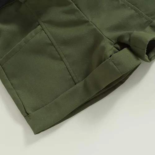 Miniatura 96 de TheFound Trajes de verano para niñas pequeñas, sin mangas, de punto acanalado, halter, pantalones cortos, ropa para recién nacidos, conjunto de 3