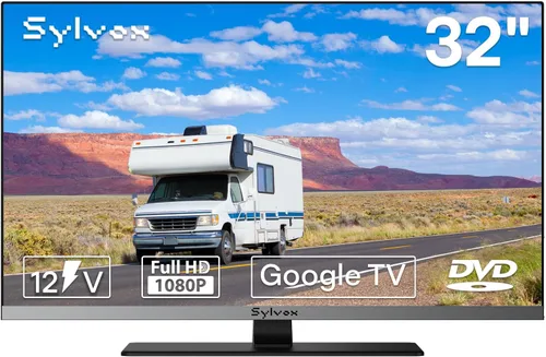 Miniatura 12 de SYLVOX - TV para autocaravanas, TV de 22 pulgadas 12/24V para autocaravanas Full HD 1080P Smart TV, Tienda de aplicaciones incorporada, Soporte WiFi