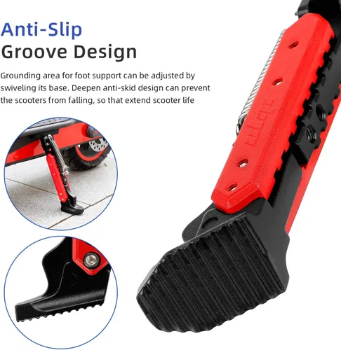 Miniatura 3 de ulip Patinetes eléctricos Soporte de estacionamiento ajustable Accesorios de repuesto para Gotrax G4 Hiboy S2 Pro Xiaomi M365 1S Pro Pro2 MI3 Negro