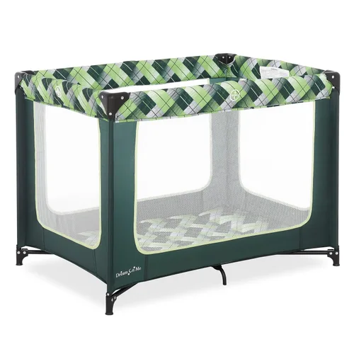 Miniatura 8 de Dream On Me Zoom - Corral portátil en negro, ligero, plegable y fácil de instalar, laterales de malla transpirable y tela suave, viene con una