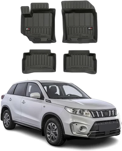 OMAC Alfombrillas de alta calidad para Suzuki Vitara 2015-2024, tapetes de automóvil para todo tipo de clima, 3D, ajuste personalizado, tapete de