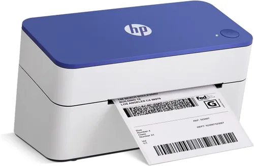 Impresora térmica de etiquetas de envío compacta HP Work Solutions 4x6 KE100 Fácil de usar, impresora de alta velocidad para oficina en casa