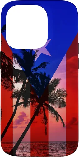 Miniatura 16 de iPhone 11 Tropical Ocean Vibes Bandera de Puerto Rico - Funda del Orgullo Puertorriqueño