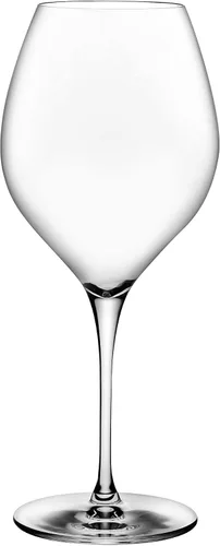 NUDE Vinifera - Juego de 2 vasos de cristal burdeos con tallo de vino de 26.75 onzas, cristal sin plomo, vaso de vino de vidrio transparente, ideal