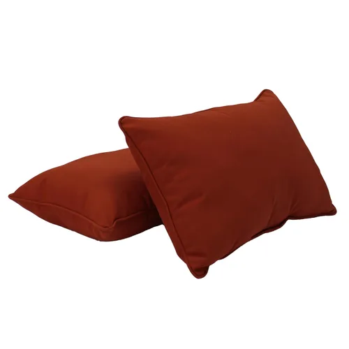 Miniatura 11 de Factory Direct Partners Presidio 13812-122 - Juego de almohadas decorativas lumbares de 12 x 20 pulgadas con ribetes para muebles
