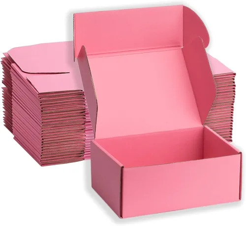Miniatura 46 de Cajas de envío pequeñas de 6 x 4 x 3 pulgadas, cajas de cartón corrugado negro (paquete de 20) para correo, embalaje, pequeñas empresas y embalaje