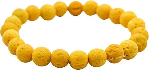Miniatura 537 de Amazing Gemstone Pulsera de cristal para mujeres y hombres, pulsera de cristal curativo de protección, pulsera elástica con cuentas de piedras