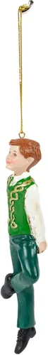 Miniatura 5 de Adorno de árbol de Navidad de niño bailarín irlandés E0602