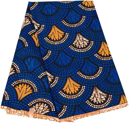 Miniatura 14 de HollandaisWax Tela africana 6 yarda impresa tela africana Ankara tela de cera para vestido de fiesta 6681NEWa
