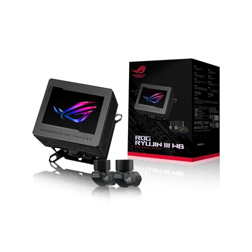 Miniatura 33 de ASUS ROG Ryujin III 360 ARGB Enfriador de CPU líquido todo en uno con radiador de 360 mm. Bomba Asetek de 8ª generación, 3 ventiladores ARGB